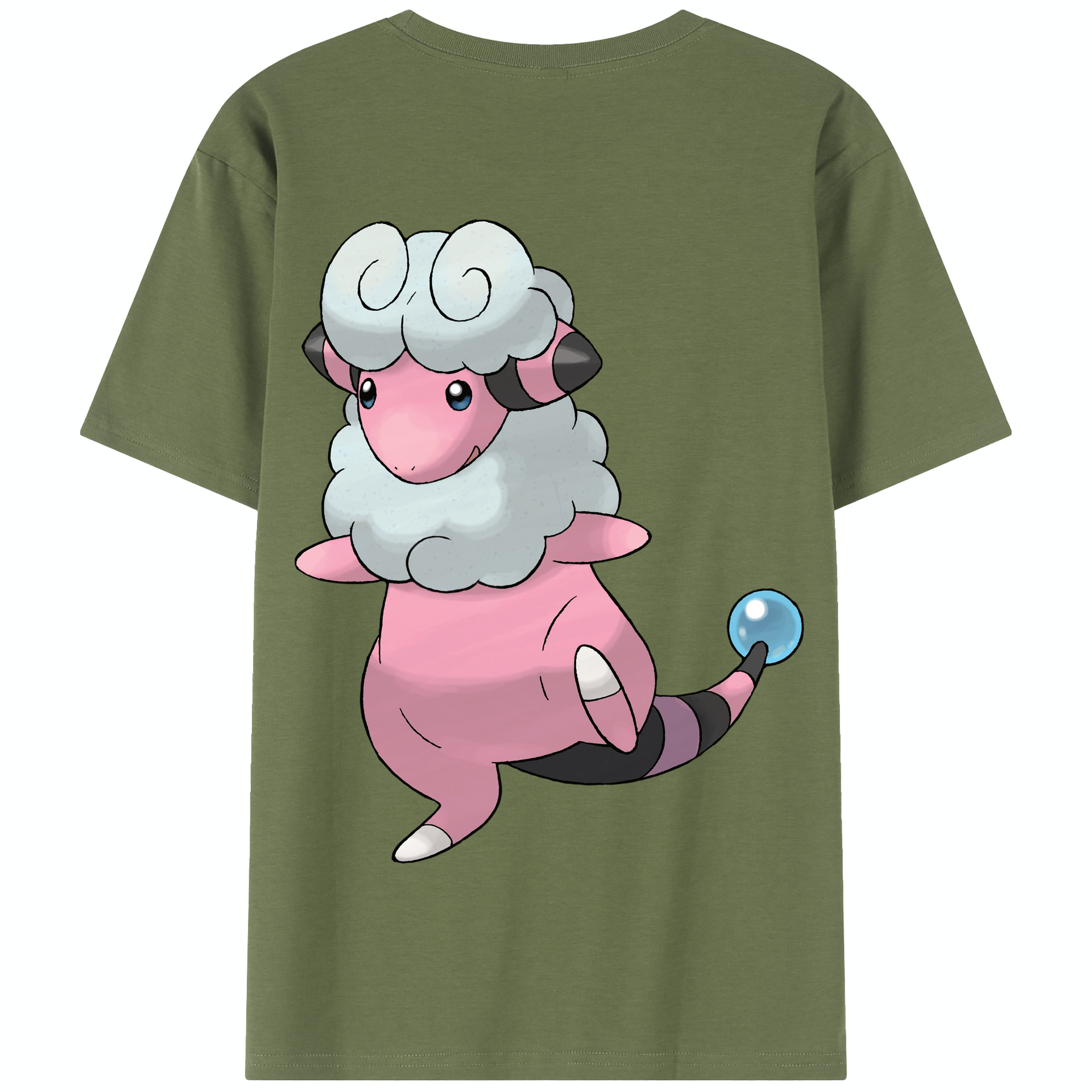 （画像用） ポケットモンスター Pokémon 綿100％半袖Tシャツ（背面プリント）